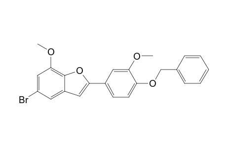 2-(4-Benzyloxy-3-methoxyphenyl)-5-bromo-7-methoxybenzofuran