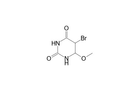 5-bromanyl-6-methoxy-1,3-diazinane-2,4-dione