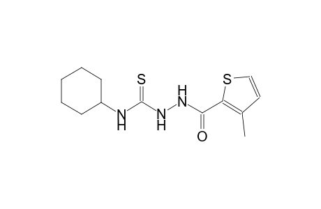 N-cyclohexyl-2-[(3-methyl-2-thienyl)carbonyl]hydrazinecarbothioamide