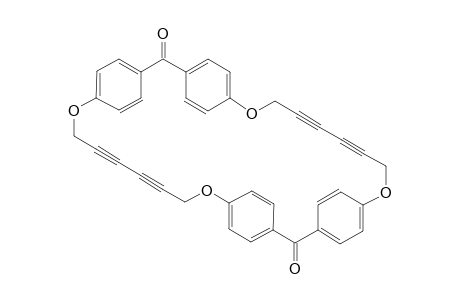2,9,19,26-Tetraoxapentacyclo[30.2.2.2(10,13).2(15.18).2(27,30)]dotetraconta-1,10,12,15,17,27,29,32,35,37,39,41-dodecaene-4,6,21,23-tetrayne-14,31-dione