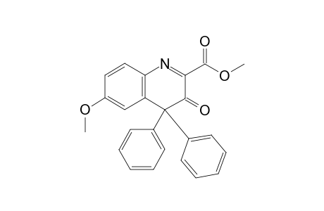 Methyl 6-methoxy-3-oxo-4,4-diphenyl-3,4-dihydroquinoline-2-carboxylate