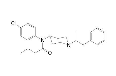 N-4-Chlorophenyl-N-[1-(1-phenylpropan-2-yl)piperidin-4-yl]butanamide