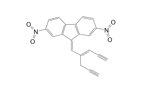 (E and Z)-2,7-Dinitro-9-[2-(2-propynyl)pent-2-en-4-ynyliden]fluorene