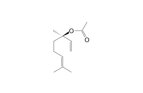 (-)-(R)-3-Acetoxy-3,7-dimethylocta-1,6-diene