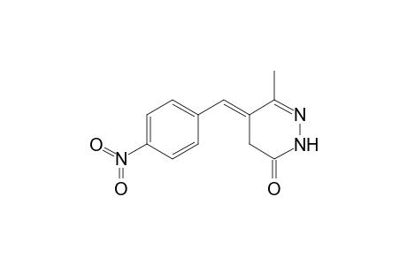 (4E)-3-methyl-4-(4-nitrobenzylidene)-1H-pyridazin-6-one