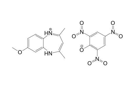 7-Methoxy-2,4-dimethyl-5H-benzo[b][1,4]diazepin-1-ium picrate