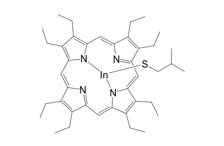 Indium, (2-methyl-2-propanethiolato)[2,3,7,8,12,13,17,18-octaethyl-21H,23H-po rphinato(2-)-N21,N22,N23,N24]-, (SP-5-12)-