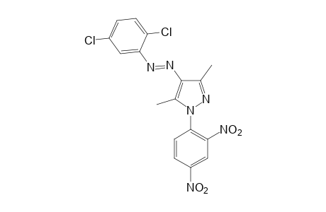 4-[(2,5-DICHLOROPHENYL)AZO]-3,5-DIMETHYL-1-(2,4-DINITROPHENYL)PYRAZOLE