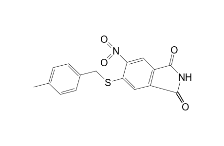 4-[(p-METHYLBENZYL)THIO]-5-NITROPHTHALIMIDE