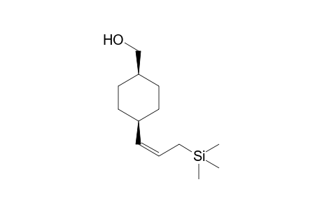 cis-4-[(Z)-3-(Trimethylsilyl)prop-1-en-1-yl]cyclohexylmethanol
