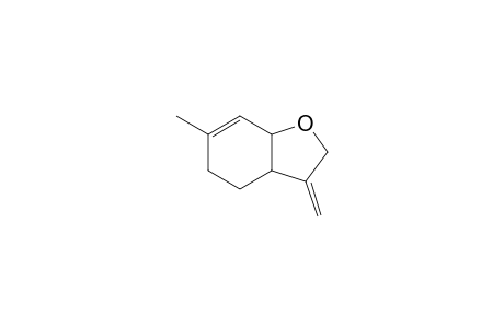 6-Methyl-3-methylene-3a,4,5,7a-tetrahydrobenzofuran