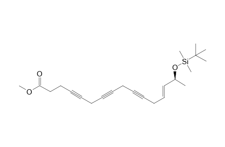 Methyl 15-[(t-butyldimethylsilyl)oxy]-hexadec-13-ene-4,7-diynoate