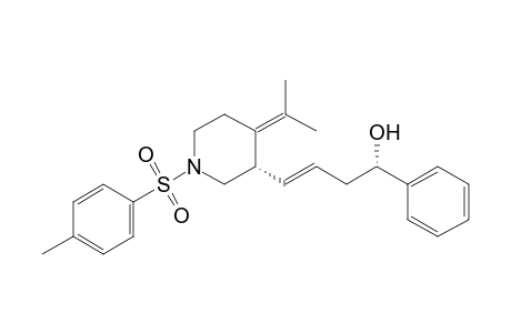(3S*,4'S*)-4-Isopropylidene-3-[4'-hydroxy-4'-phenyl-1(E)-butenyl]-N-(p-toluenesulfonyl)-piperidine