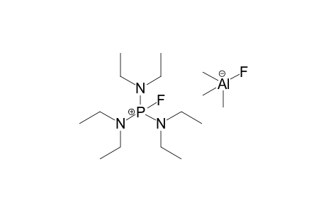 Tris(diethylamino)fluorophosphonium fluorotrimethylaluminate