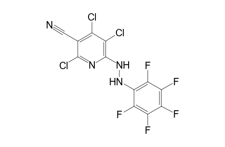 3-Pyridinecarbonitrile, 2,4,5-trichloro-6-[2-(2,3,4,5,6-pentafluorophenyl)hydrazino]-