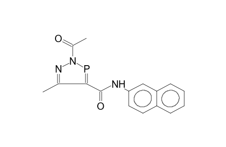 2-ACETYL-4-(N-2-NAPHTHYLAMINOCARBONYL)-5-METHYL-1,2,3-DIAZOPHOSPHOLE