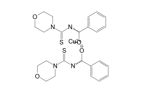 copper(II) N-(morpholine-4-carbonothioyl)benzimidate