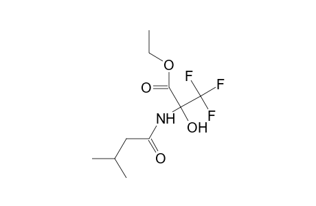 Ethyl 3,3,3-trifluoro-2-hydroxy-2-[(3-methylbutanoyl)amino]propanoate