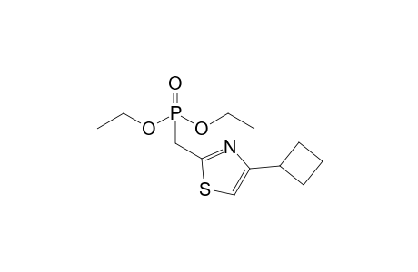 Diethyl (4-cyclobutyl-1,3-thiazol-2-yl)methylphosphonate