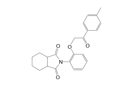 1H-isoindole-1,3(2H)-dione, hexahydro-2-[2-[2-(4-methylphenyl)-2-oxoethoxy]phenyl]-
