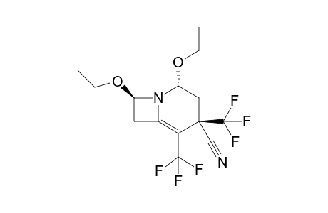 (2R,4R,8R)-2,8-Diethoxy-4,5-bis(trifluoromethyl)-1-azabicyclo[4.2.0]oct-5-ene-4-carbonitrile
