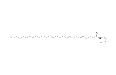 1-[(5E,9E)-26-Methyl-5,9-heptacosadienoyl]pyrrolidine