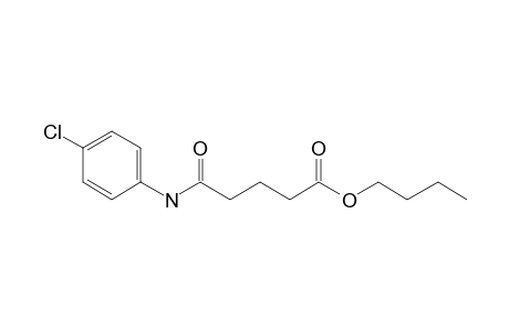 Glutaric acid, monoamide, N-(4-chlorophenyl)-, butyl ester