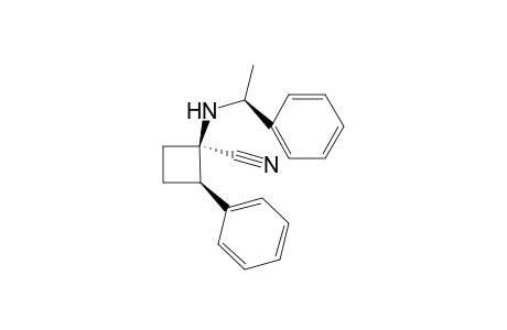 (1R,2R)-2-phenyl-1-[[(1S)-1-phenylethyl]amino]-1-cyclobutanecarbonitrile