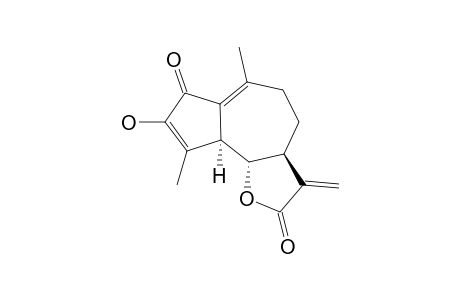 3-HYDROXY-DEHYDROLEUCODIN;(5S,6S,7S)-3-HYDROXY-2-OXOGUAIA-1(10),3,11(13)-TRIEN-6,12-OLIDE