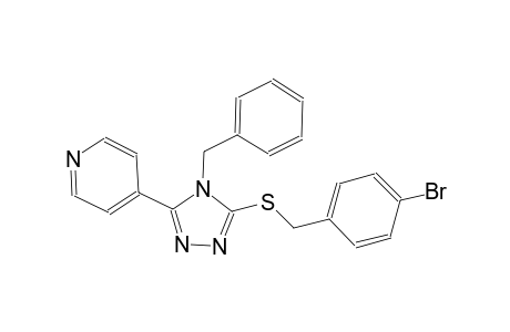 pyridine, 4-[5-[[(4-bromophenyl)methyl]thio]-4-(phenylmethyl)-4H-1,2,4-triazol-3-yl]-