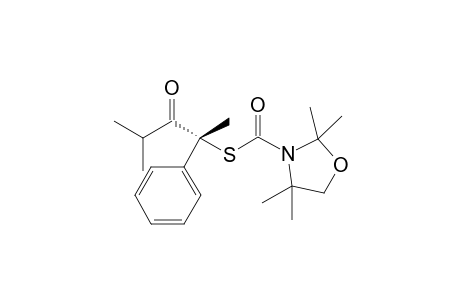 (-)-(R)-4-Methyl-2-phenyl-2-(2,2,4,4-tetramethyl-1,3-oxazolidine-3-thiocarbonyl)-3-pentanone