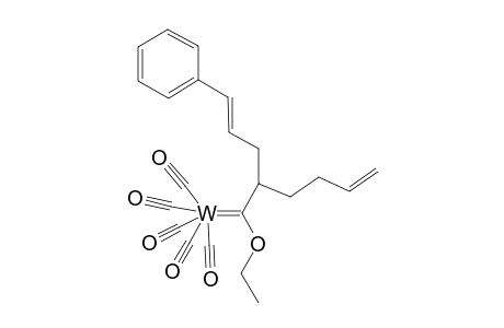 (1-ETHOXY-2-CINNAMYLHEX-5-ENYLIDENE)-PENTACARBONYLTUNGSTEN-(0)