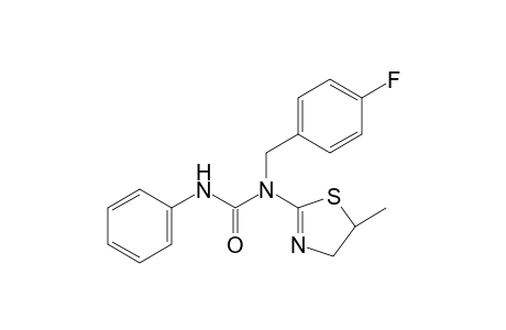 3-[(4-fluorophenyl)methyl]-3-(5-methyl-4,5-dihydro-1,3-thiazol-2-yl)-1-phenylurea