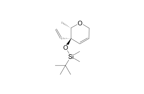 (2S,3R/S)-tert-Butyldimethyl(2-methyl-3-vinyl-3,6-dihydro-2H-pyran-3-yloxy)silane