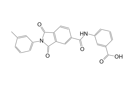 benzoic acid, 3-[[[2,3-dihydro-2-(3-methylphenyl)-1,3-dioxo-1H-isoindol-5-yl]carbonyl]amino]-
