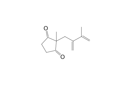 2-Methyl-2-(2',3'-dimethylenebutyl)cyclopentane-1,3-dione
