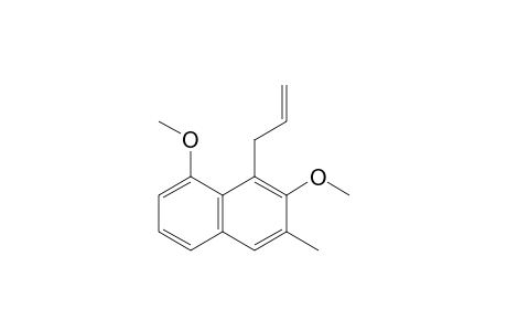 2,8-DIMETHOXY-3-METHYL-1-(PROP-2'-ENYL)-NAPHTHALENE