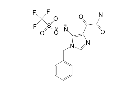 5-AMINO-4-OXAMOYL-1-BENZYLIMIDAZOLIUM-TRIFLUOROMETHANE-SULFONATE