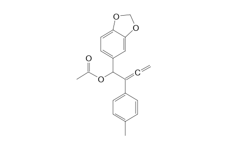 1-(Benzo[d][1,3]dioxol-5-yl)-2-p-tolylbuta-2,3-dienyl Acetate
