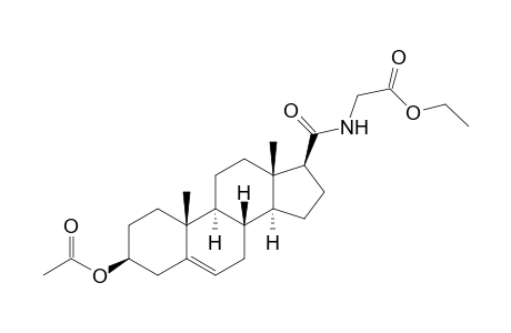 2-[[(3S,8S,9S,10R,13S,14S,17S)-3-acetoxy-10,13-dimethyl-2,3,4,7,8,9,11,12,14,15,16,17-dodecahydro-1H-cyclopenta[a]phenanthrene-17-carbonyl]amino]acetic acid ethyl ester