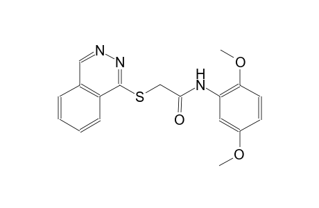 N-(2,5-dimethoxyphenyl)-2-(1-phthalazinylsulfanyl)acetamide