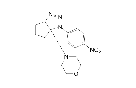 1,3a,4,5,6,6a-hexahydro-6a-morpholino-1-(p-nitrophenyl)cyclopentatriazole