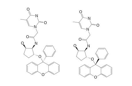 N-[2-HYDROXY-5-(9-PHENYL-XANTHEN-9-YLOXY)-CYCLOPENTYL-1-(THYMIN-1-YL)]-ACETAMIDE