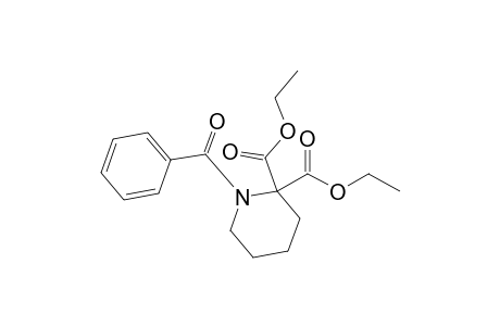 1-Benzoylpiperidine-2,2-dicarboxylic acid diethyl ester