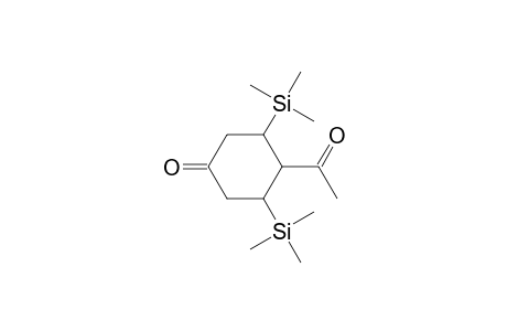 Cyclohexanone, 4-acetyl-3,5-bis(trimethylsilyl)-