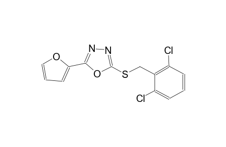 2-[(2,6-dichlorobenzyl)sulfanyl]-5-(2-furyl)-1,3,4-oxadiazole