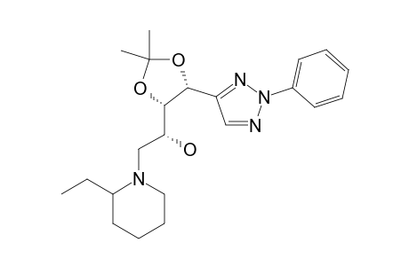 2-PHENYL-4-[D-ARABINO-4'-(2'''-ETHYLPIPERIDIN-1-YL)-3'-HYDROXY-O-1',2'-ISOPROPYLIDENEBUTYL]-2H-1,2,3-TRIAZOLE