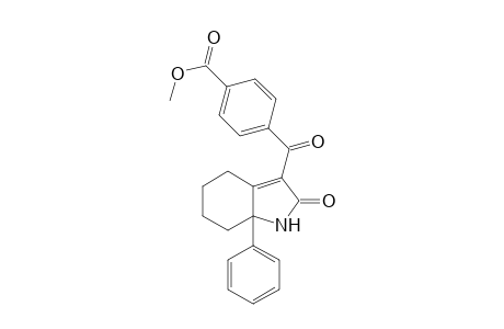 Methyl 4-(2-Oxo-7a-phenyl-2,4,5,6,7,7a-hexahydro-1H-indole-3-carbonyl)benzoate