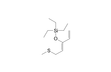 Silane, [[1-ethenyl-3-(methylthio)-1-propenyl]oxy]triethyl-, (Z)-