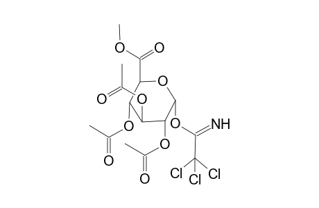 Methyl-2,3,4-tri-O-acetyl-.beta.,D-glycopyrosyl trichloroimidate